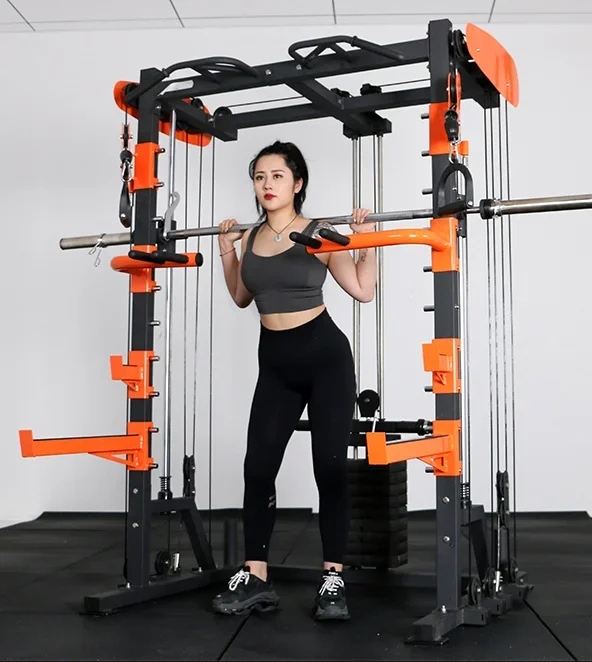 Professional Squat Rack, Free Bench Press, Multifunctional Home Frame, gantry Gym Barbell Rack, Fitness Equipment