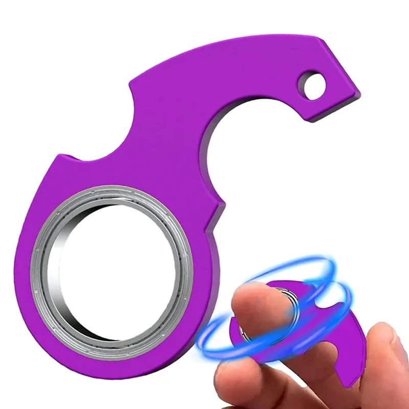 5 pçs criativo chaveiro spinner brinquedos tdah autismo ansiedade alívio itens fidget para adultos e crianças edc gadgets ótima idéia presentes