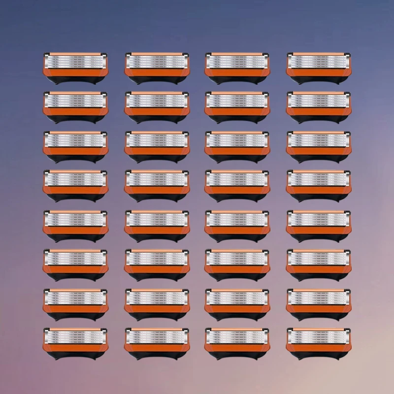 Men's Comfort Glide Razor Face Body Hair Beard Shaving Shaver Trimmer 5-layer Stainless Replacement Blade Water Washed Razors