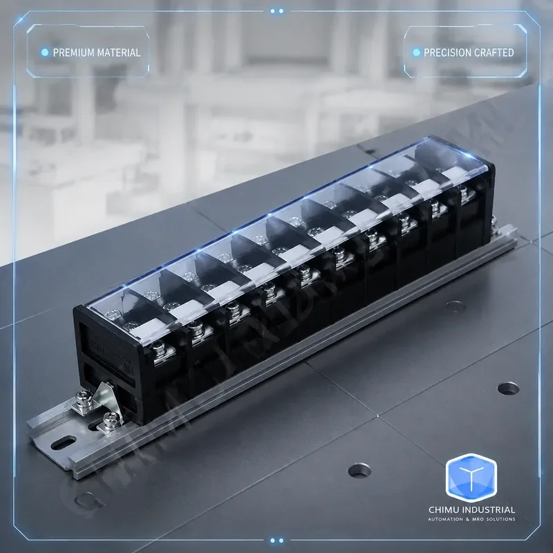 【CHIMU INDUSTRIAL】 TD-3010 Combined Terminal Block 30A 10 Sections Rail Type Connector