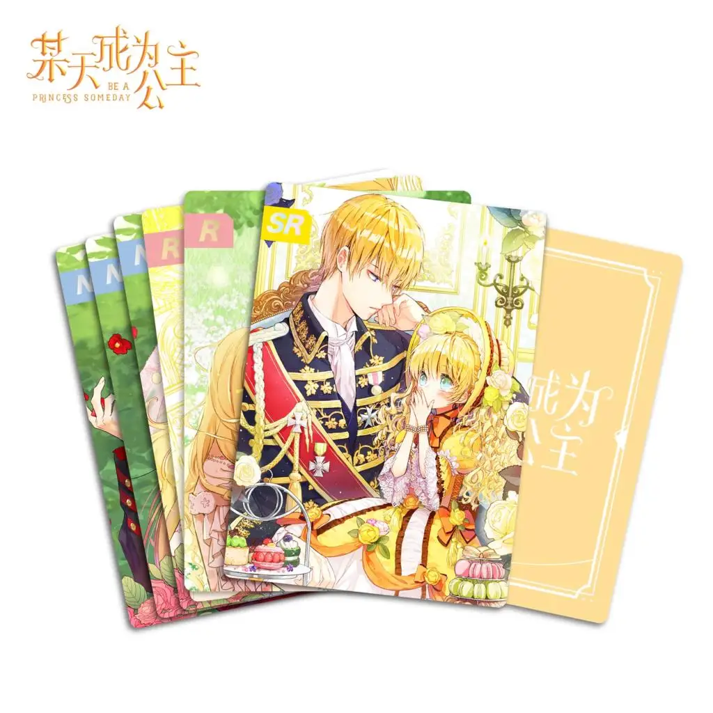New Comic Be A Princess un giorno Lomo Card Princess Sia e Claude Cartoon Figure Laser Card Collection Cards Fans Gift
