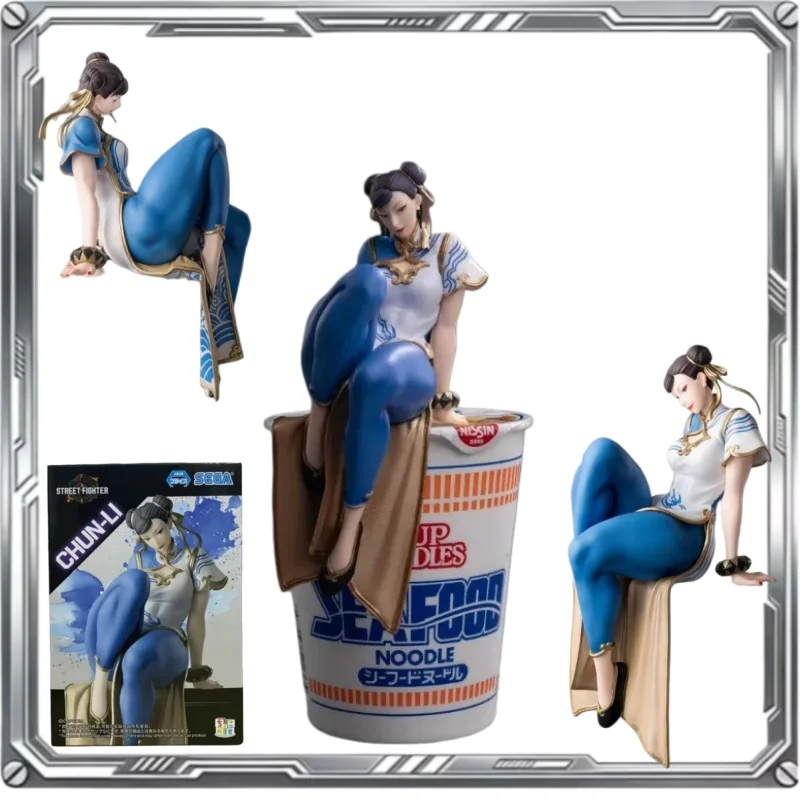 

Фигурка Чун-Ли из SEGA PM Street Fighter 6 — коллекционная статуэтка для геймеров, двухмерная модель, настольное украшение