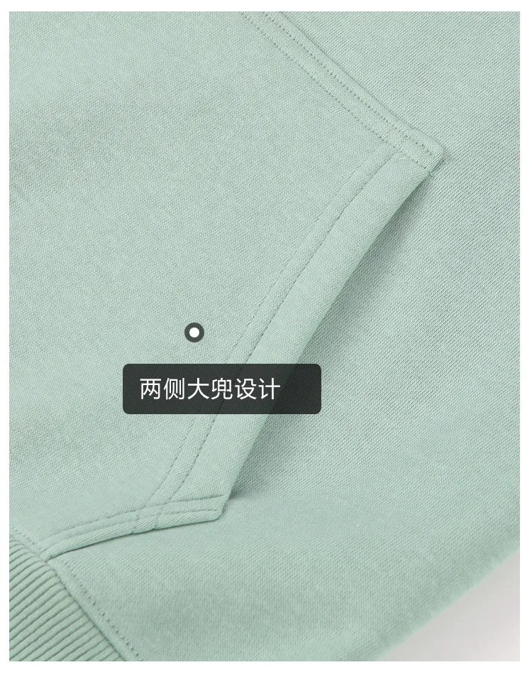 2026 Men's and Women's 600g Cotton Silver Fox Fleece Hooded Long Sleeve Sweatshirt Solid Color Couple's Fleece Hoodie