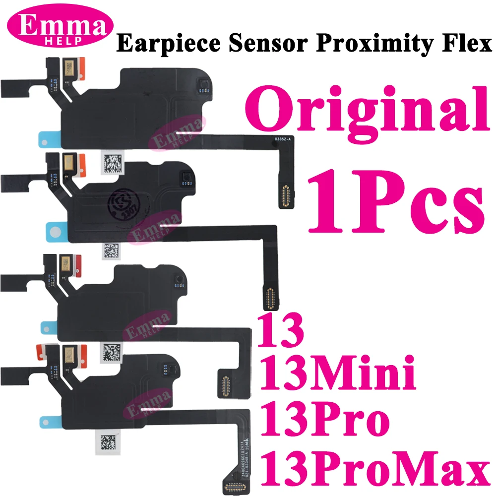 1Pcs For iPhone 13 Pro Max / 13 Pro / 13 / 13 Mini Original Proximity & Ambient Light Sensor ALS Flex Cable Auto Screen Brightne