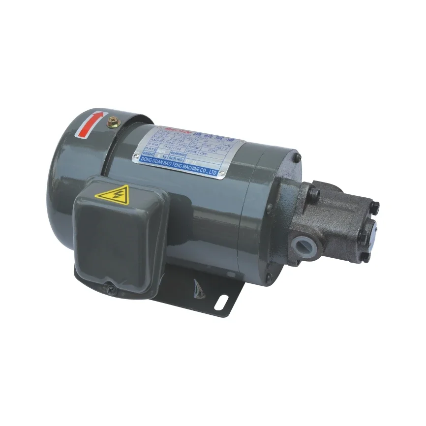 China BAOTN Heavy oil pump iron shell direct link motor oil pump innovative mono bloc gear pump set steady low noise