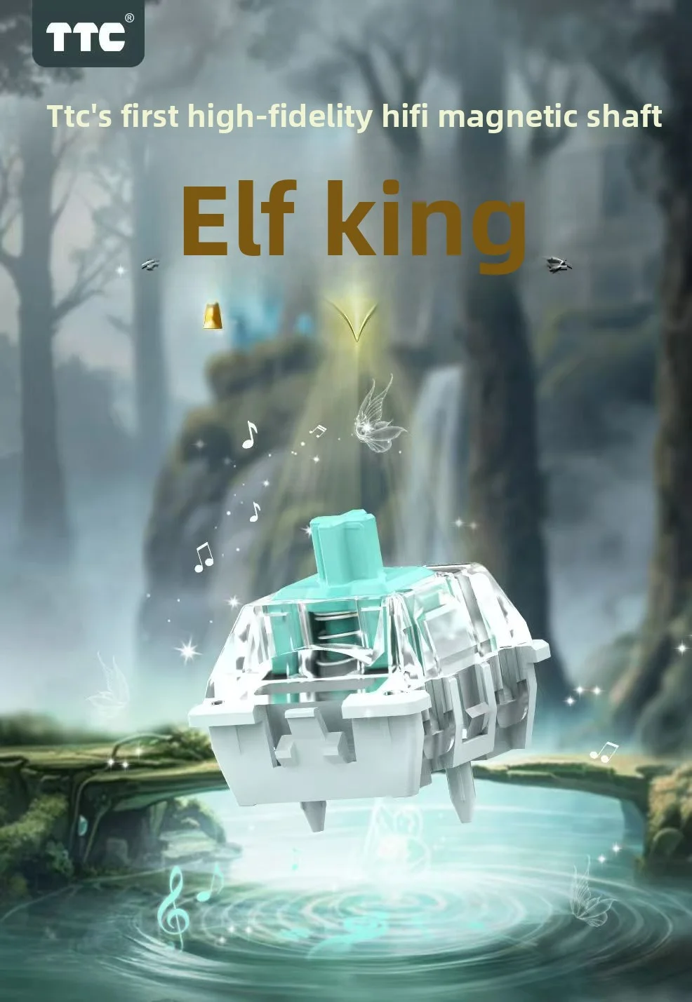 TTC ELF KING Magnetic Switches,  Gaming, TTC Magneto SWICTH