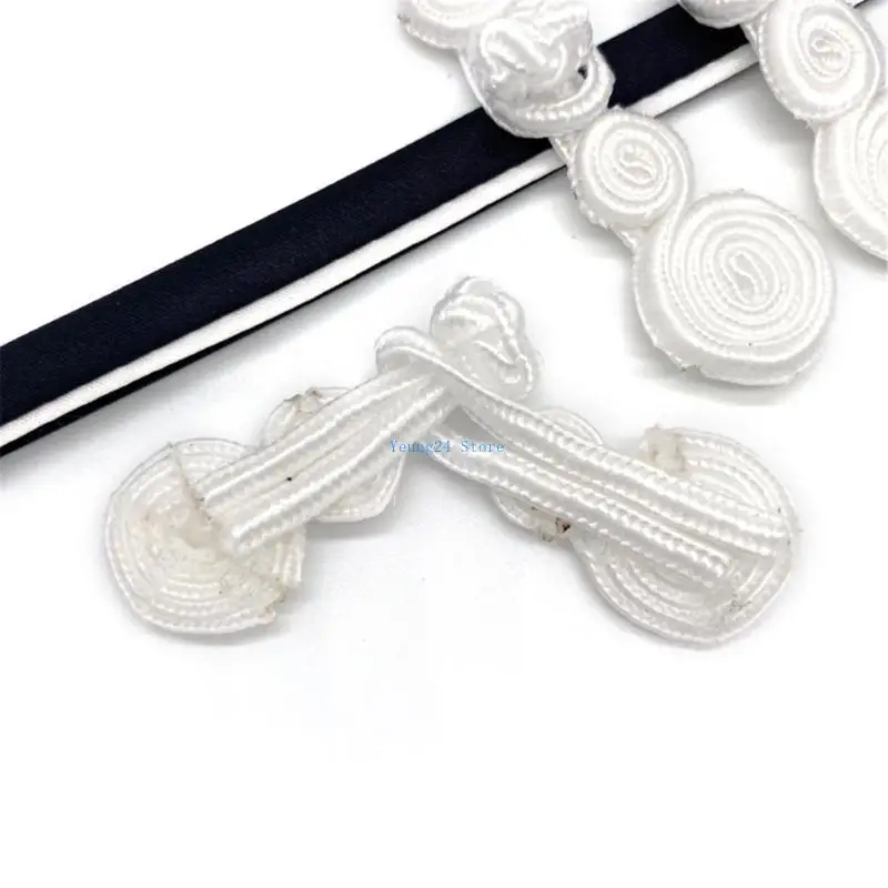 

P8DB Chinese Shirt Button Gourd Cheongsam Fastener Button DIY Knot Button