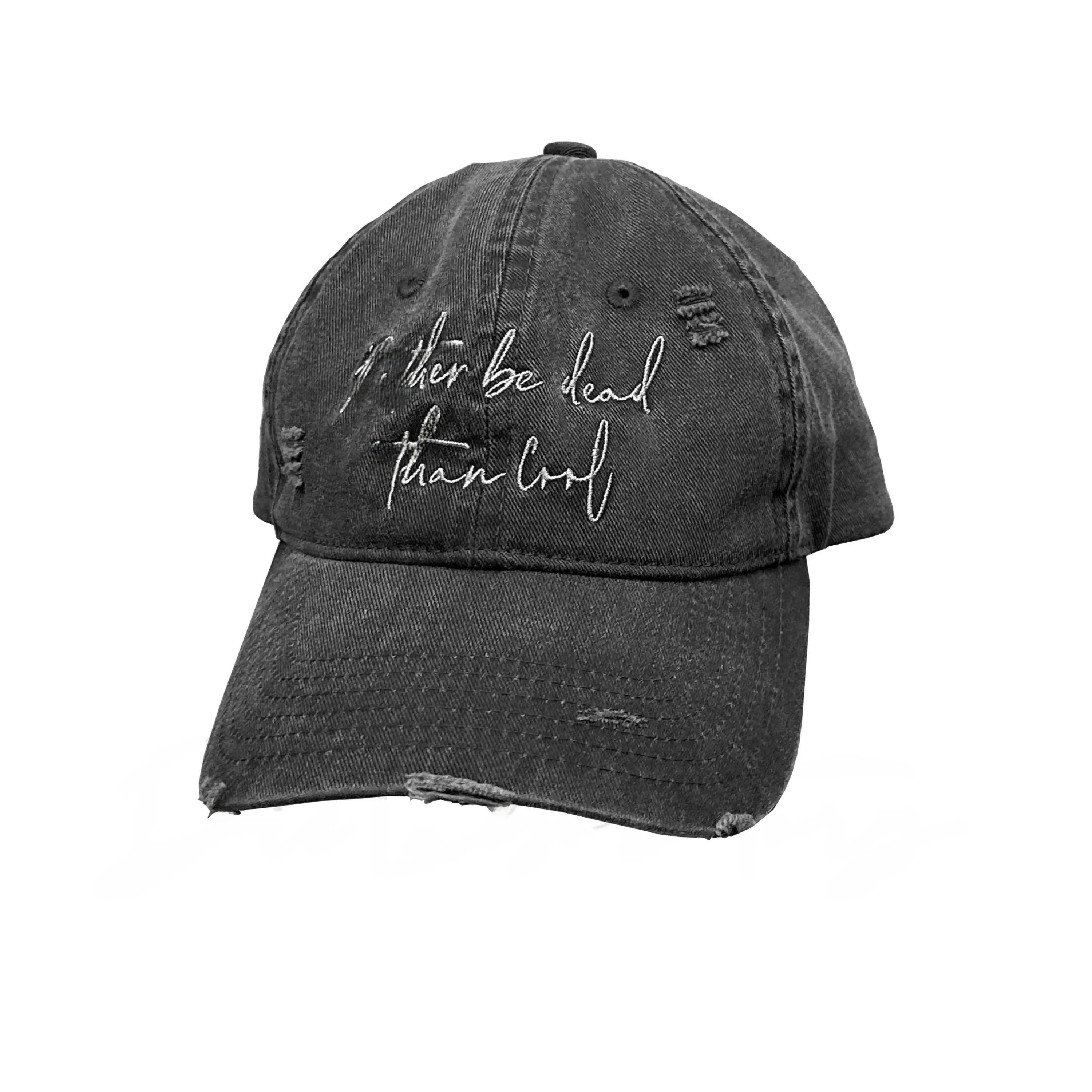 dizlab-washed-vintage-embroidered-hole-american-style-casual-bendable-brim-duckbill-cap-cotton-round-top-for-youth-travel