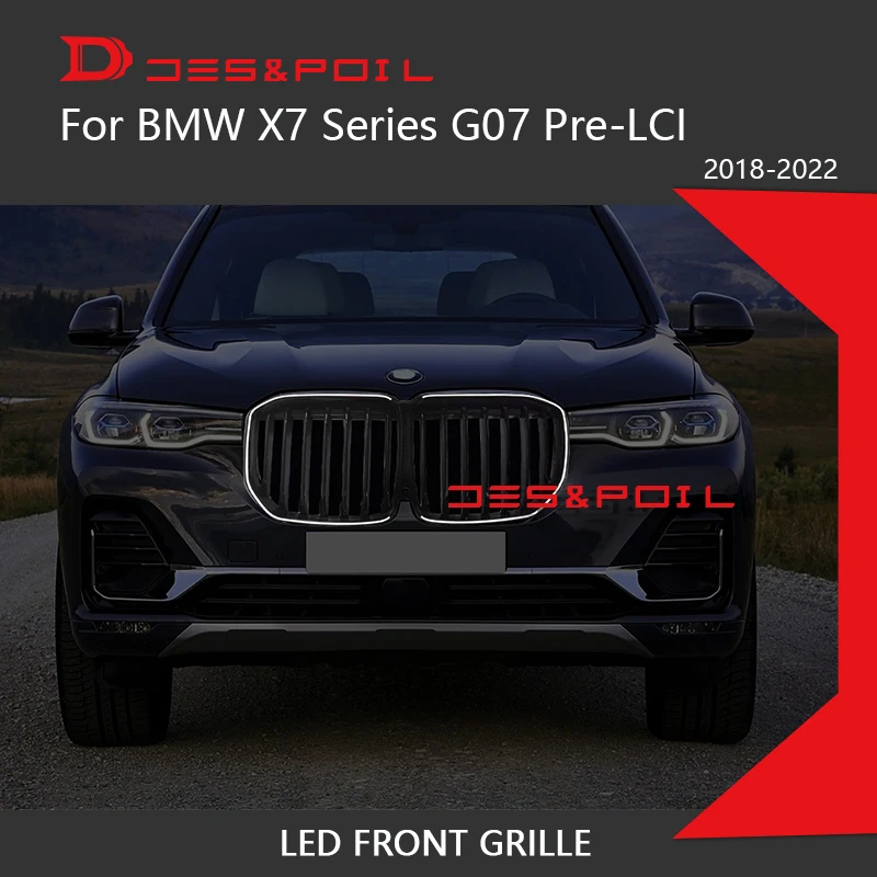 BMW x7シリーズg07用LEDライトグリル,フロントライト,スポーツライト