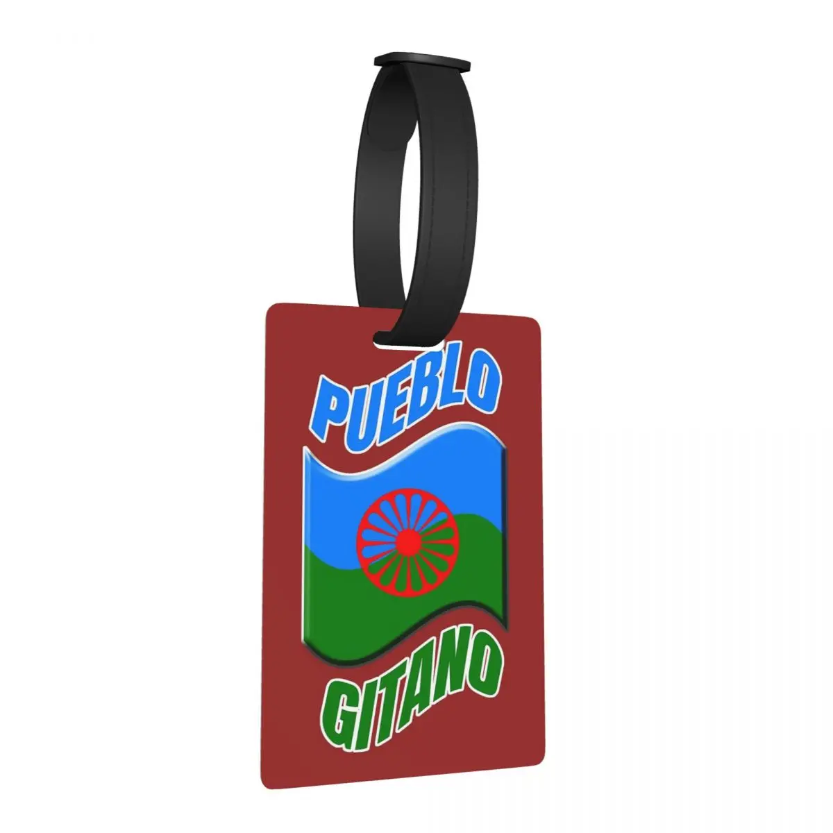 

Gypsy Flag Romani People Luggage Tags Suitcase Accessories Travel Baggage Boarding Tag Label Holder ID Name Address