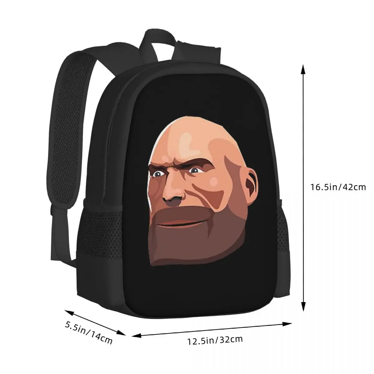 Team Fortress 3 Student Backpack School Bag Hiking Travel Daypack for Men Women Fashion Bookbag Shoulder Bags