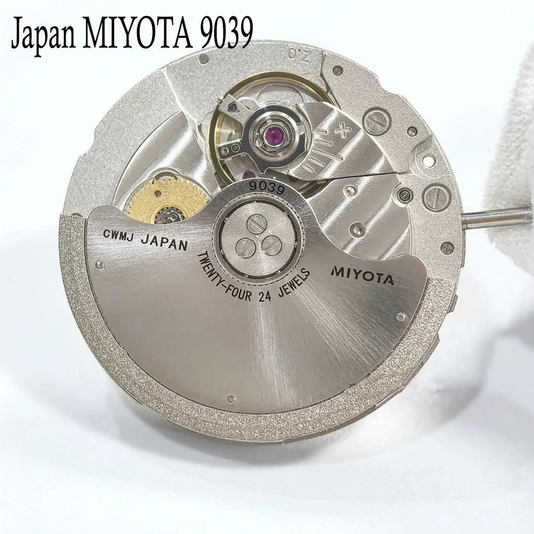 New 9039 Watch Movement Replacement Parts Winding Stem 42 Hours Power Reserve Skeleton Clock 24 Jewels Skeleton