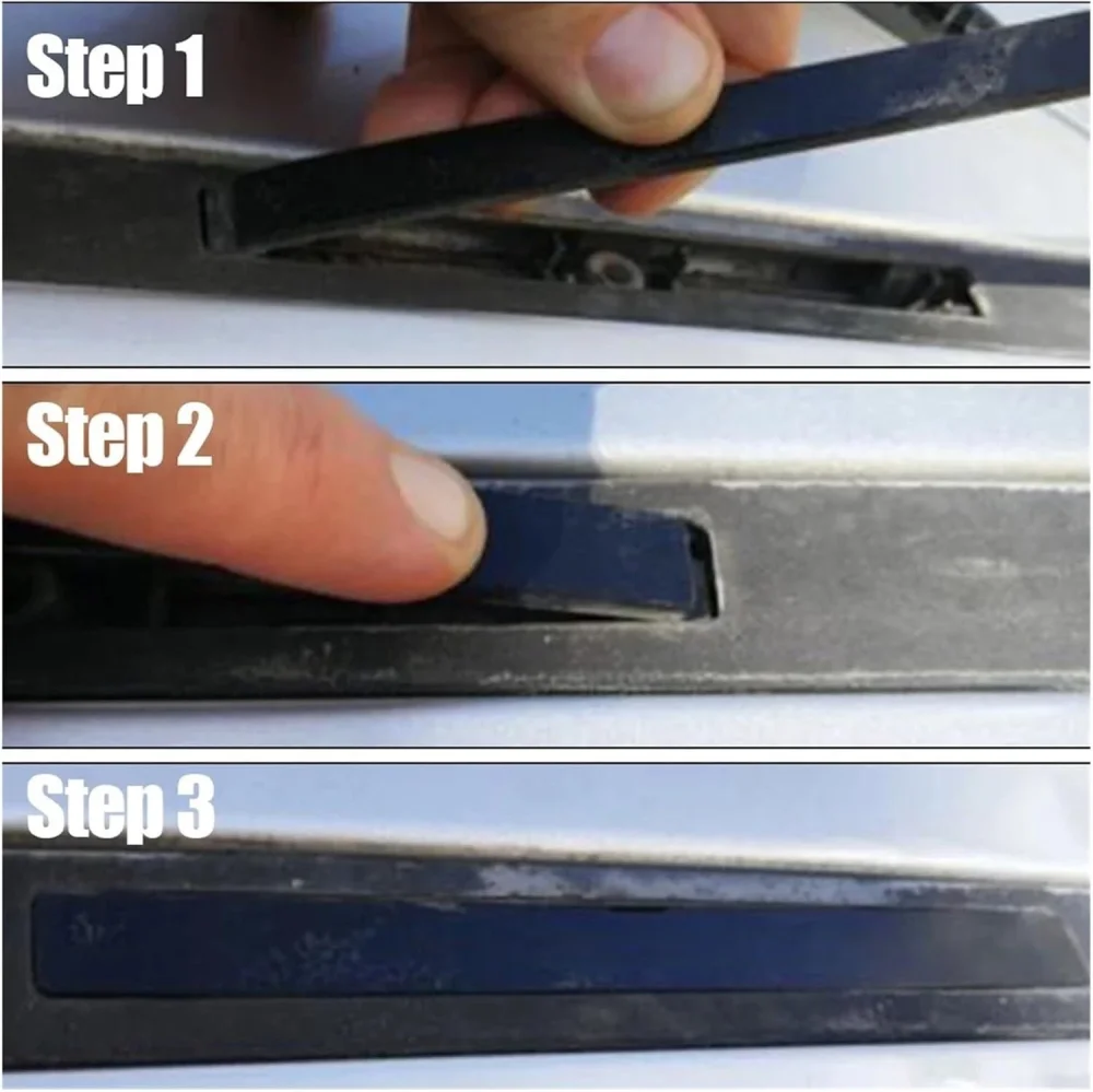 4er-Set Dachträger-Schutzabdeckungen 5187877 5187878 für Opel Astra H Dachreling-Stangenabdeckungen Kunststoffteile – Detail 5