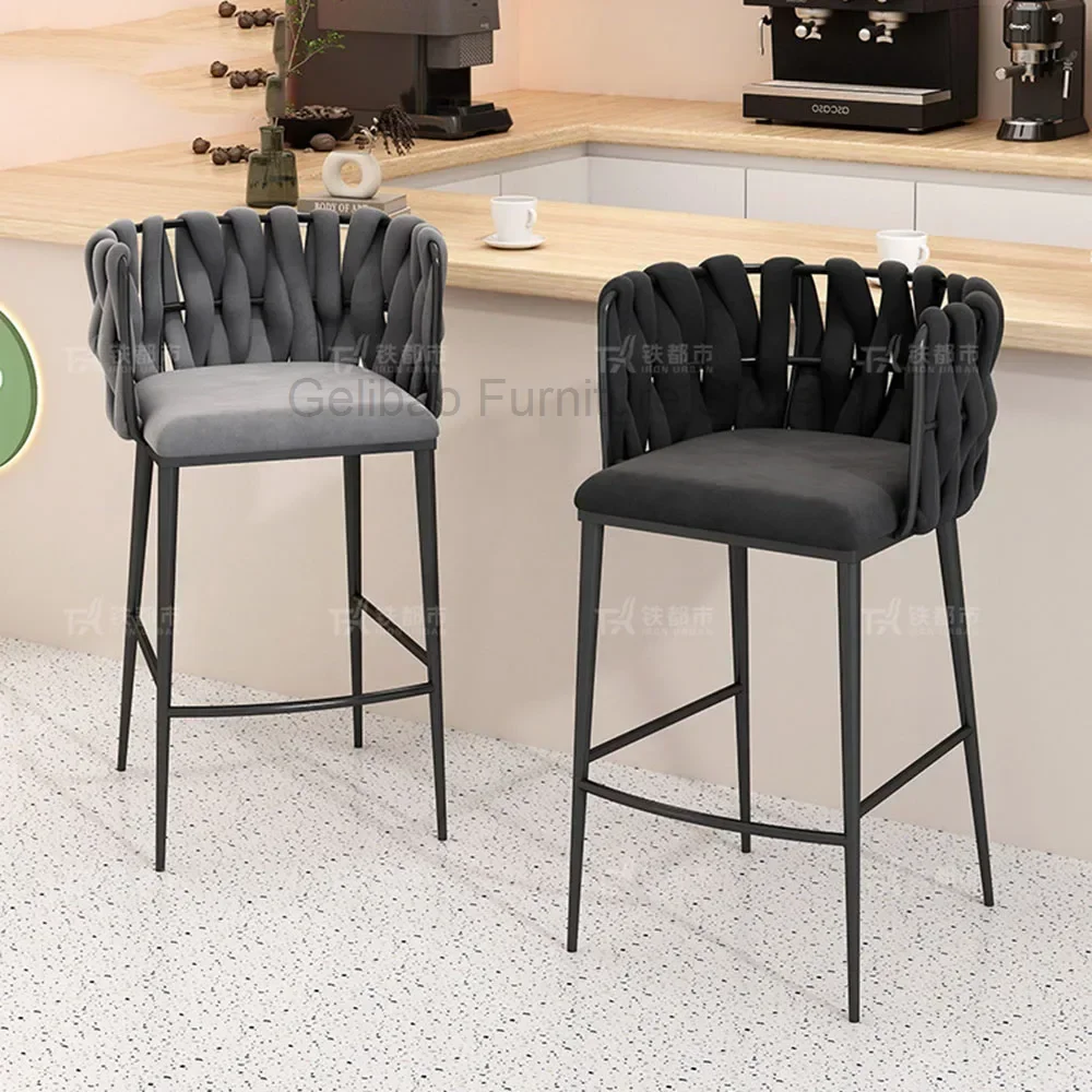 Minimalist Kitchen Bar Stools Aesthetic Balcony Luxury Outdoor Ergonomic Counter Barstools Nordic Office Cadeira Salon Furniture