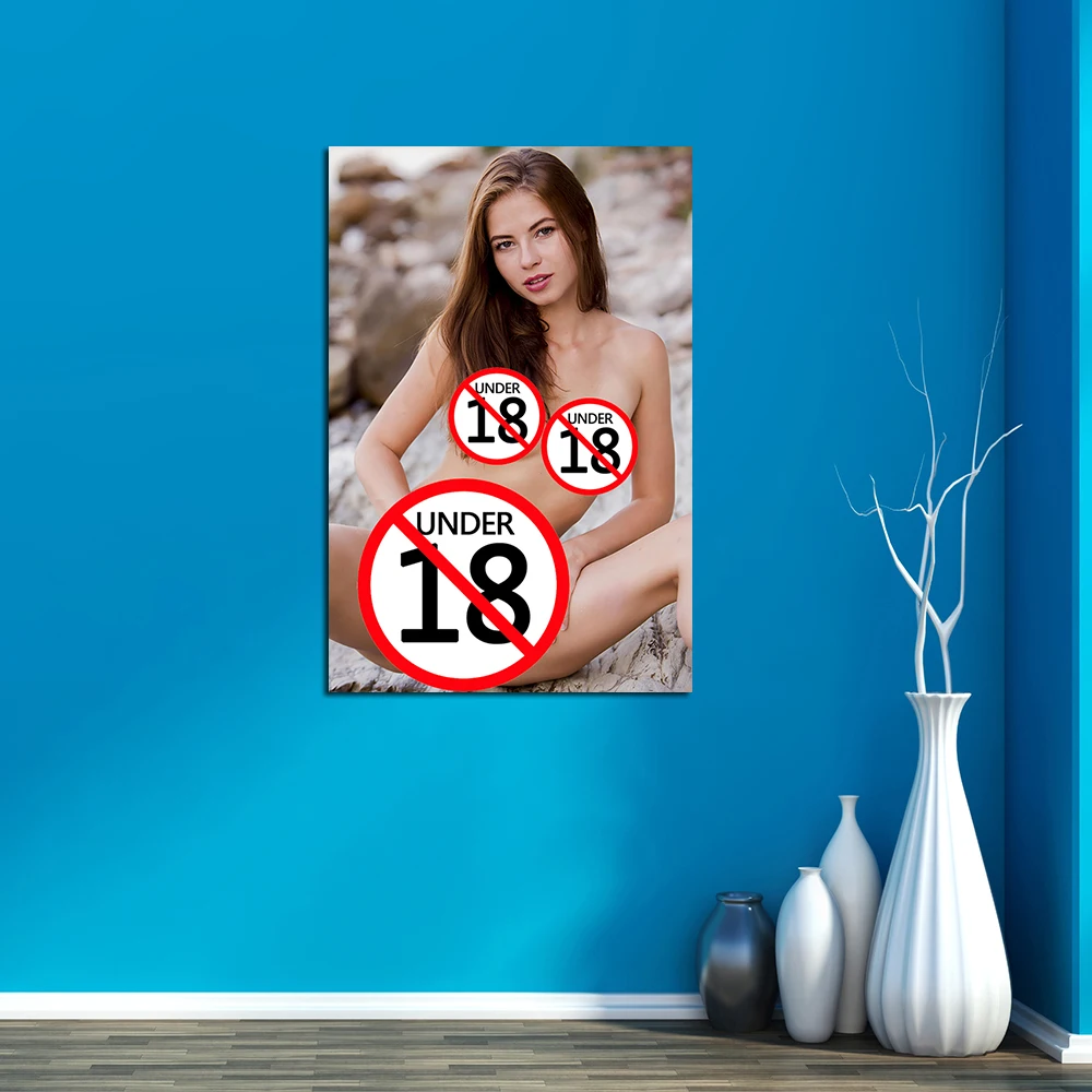 Sexy Model Naked Woman Picture Adult Wall Art Canvas Painting Hot Beauty Posters and Print For Home Room Decor