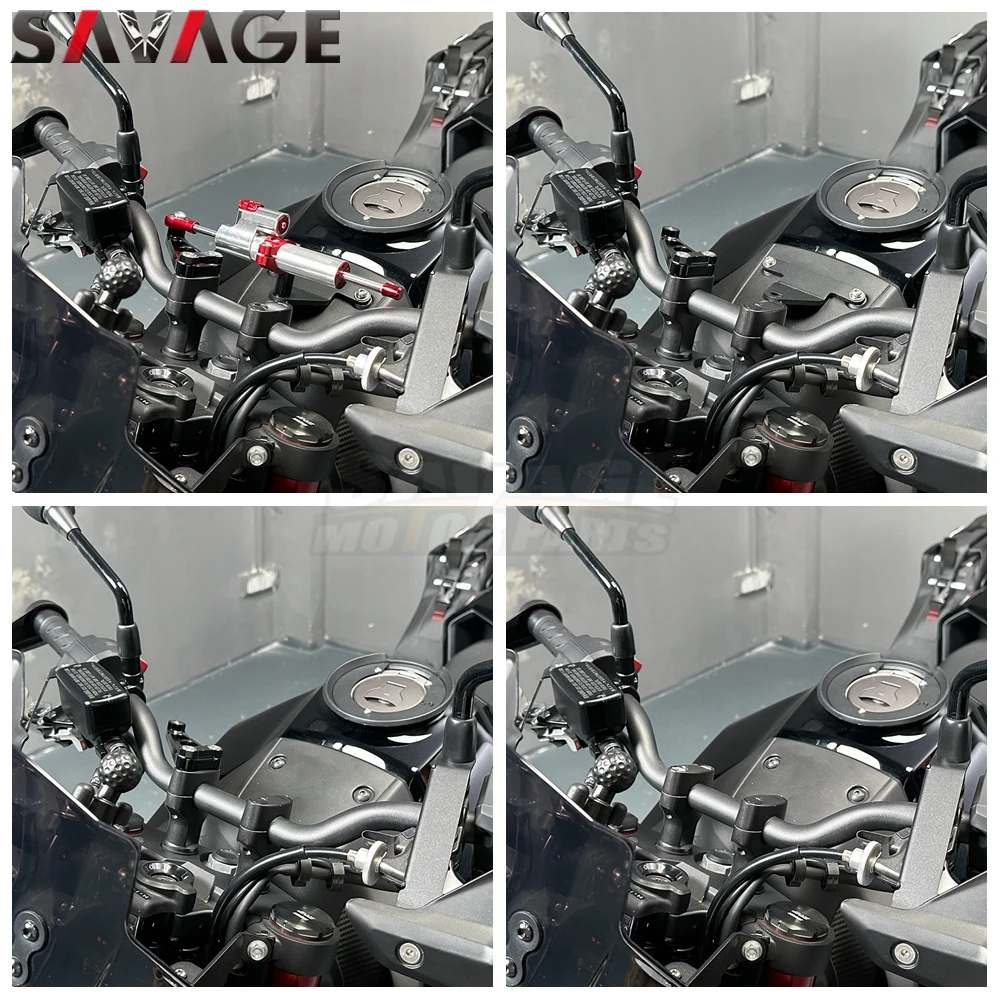 For Honda Hornet 750 Steering Stabilize Damper Mount Bracket CB750 2023+ Linear Steering Damper Stabilizer Reverse Safety Holder
