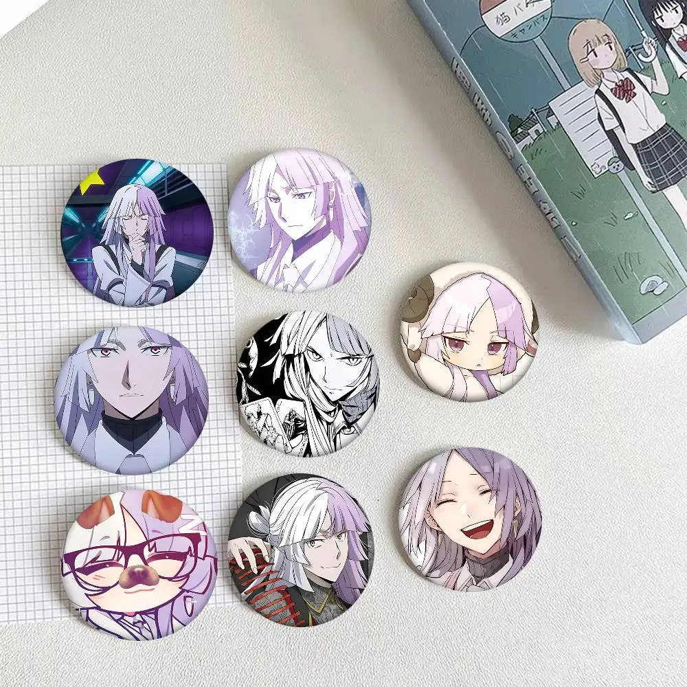 Anime-Charaktere S-Sigma BSD Rundes Abzeichen Kreative Brosche Kleidung Rucksack Accessoires Anstecknadel