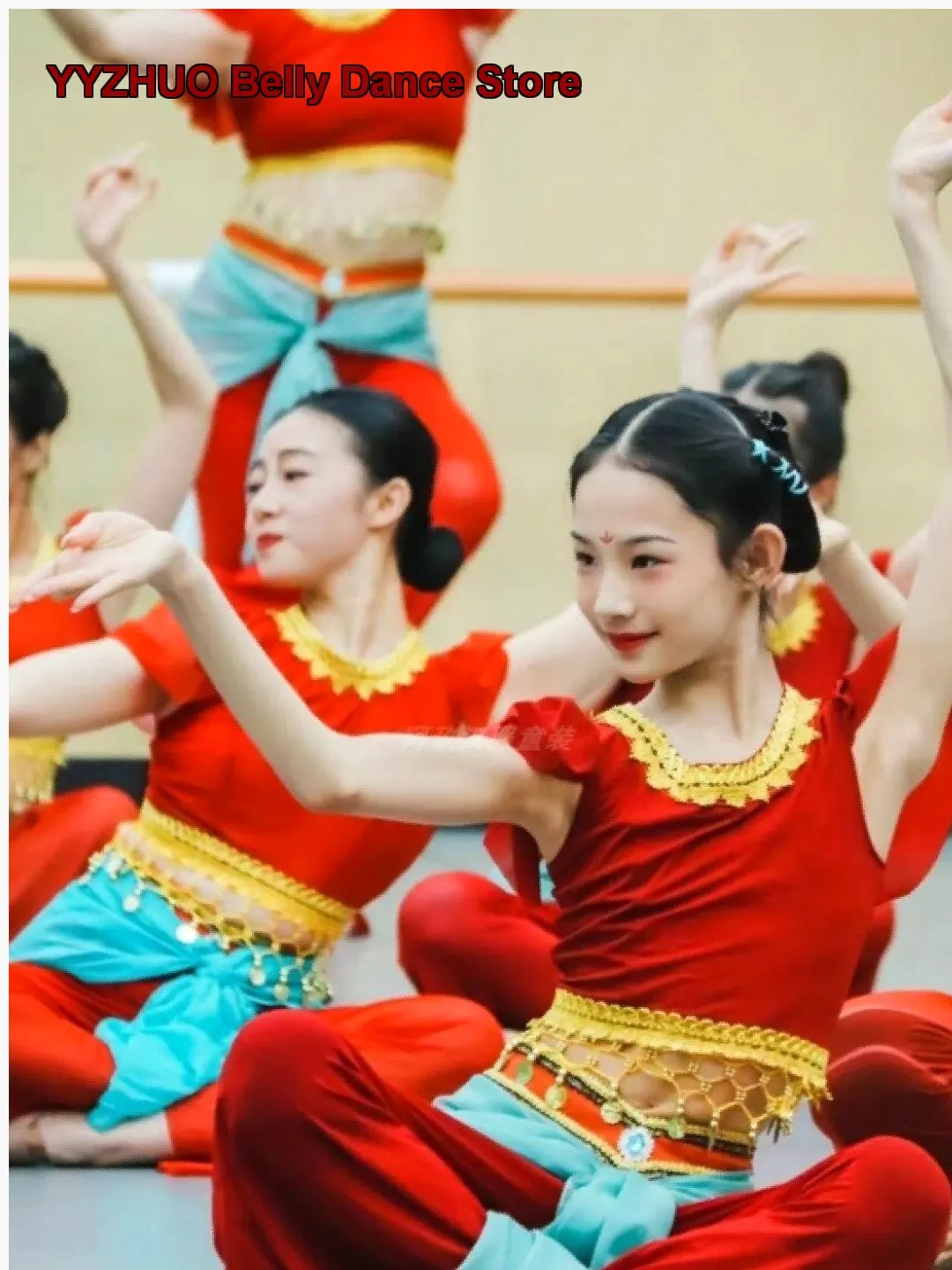 Children's Dunhuang Classical Costume Exquisite North Elegant Stage Performance Kids
