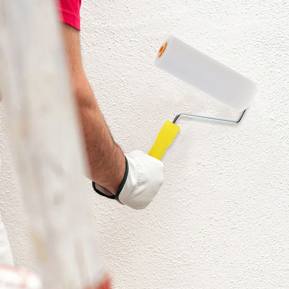 12 قطعة بكرات الطلاء الرغوية البسيطة عالية الكثافة الصغيرة رولة دهانات يغطي للجدران خزائن السقف الأبواب أداة الرسم الفعال