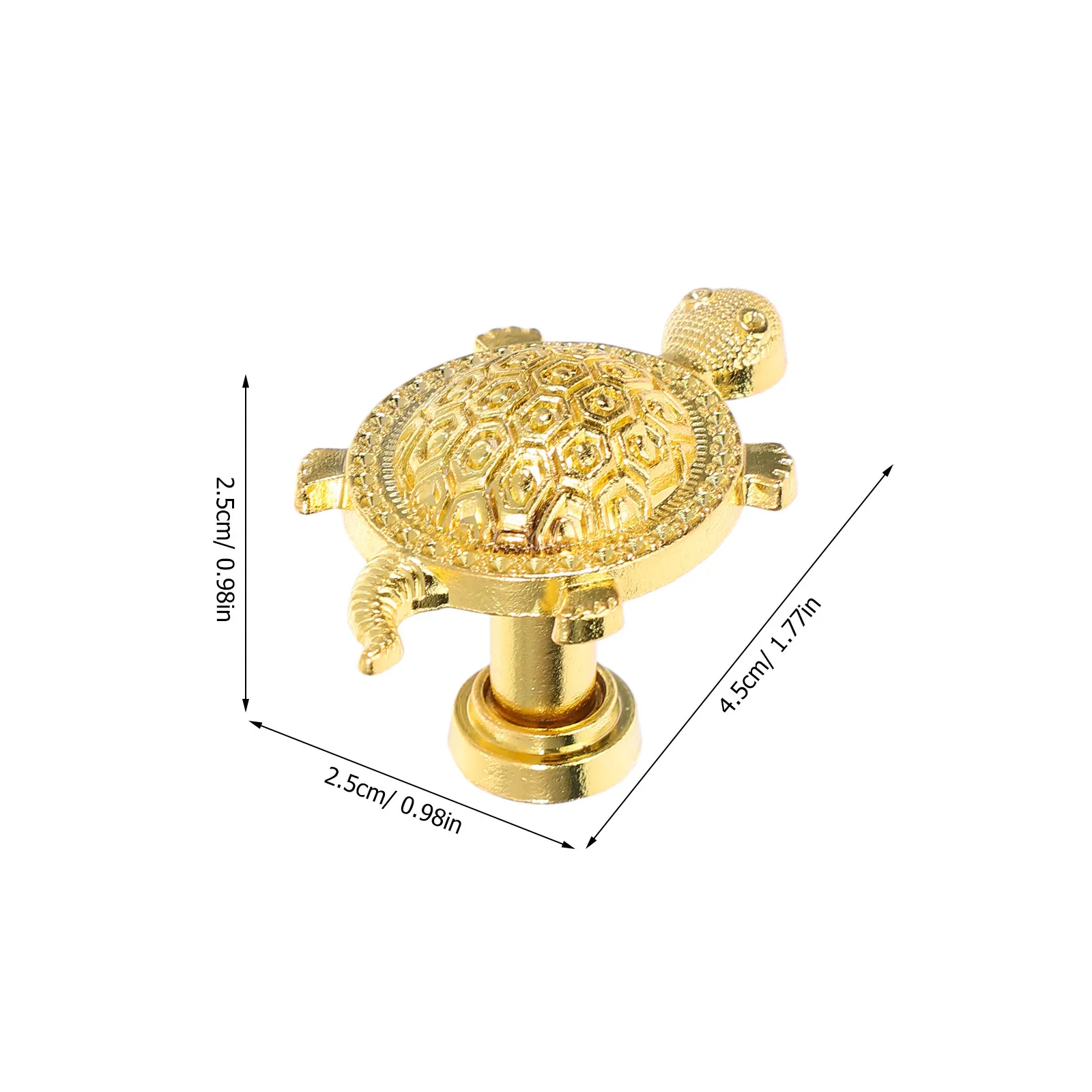 6Pcs Sea Turtle Cabinet Handles Zinc Alloy Ocean Drawer Pulls for Bathroom Kitchen Dresser Coastal Nautical Single Hole