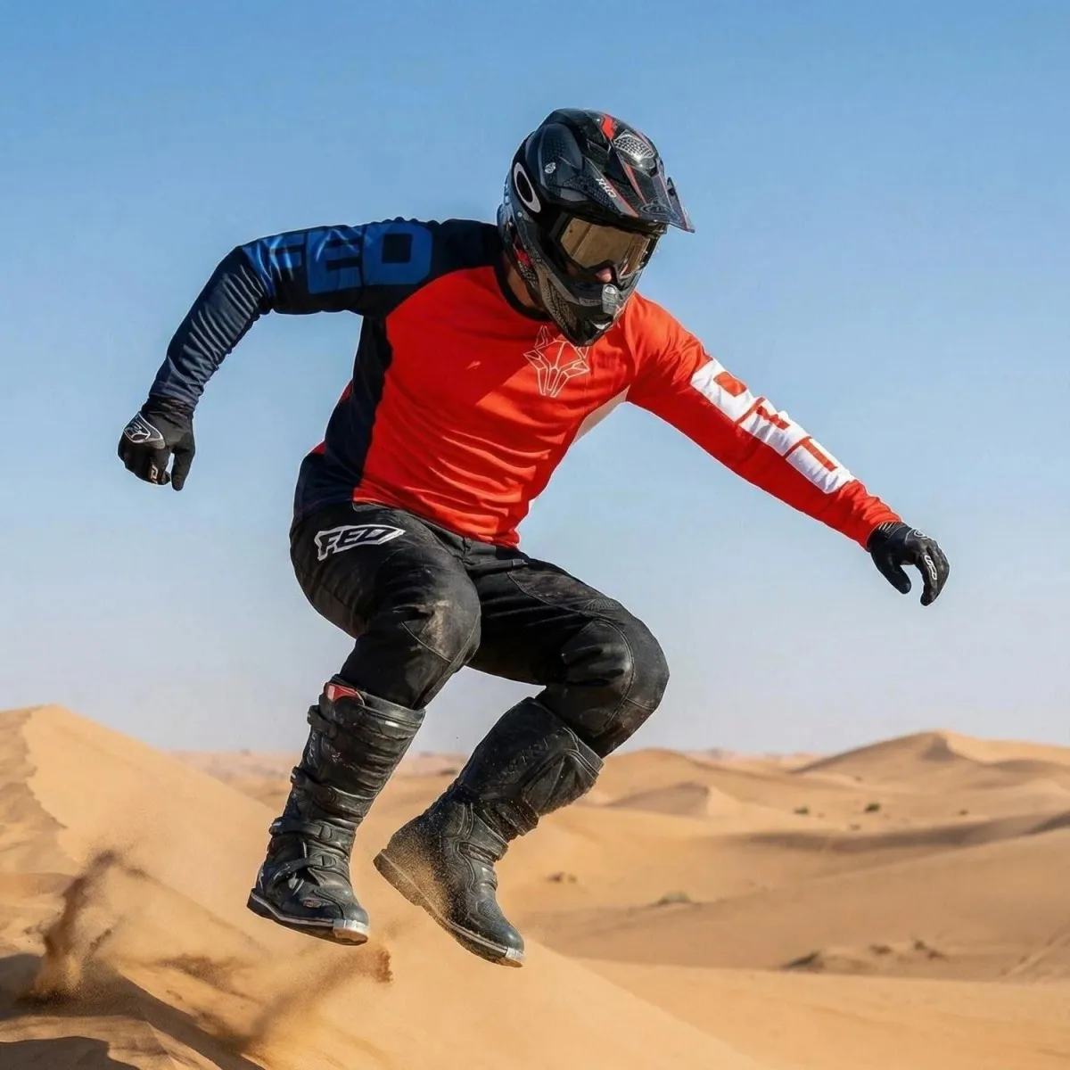 

2026 Dirt Bike Long Sleeve Jersey New Breathable Quick Dry Loose Fit Motocross MTB Off Road Downhill Racing Riding