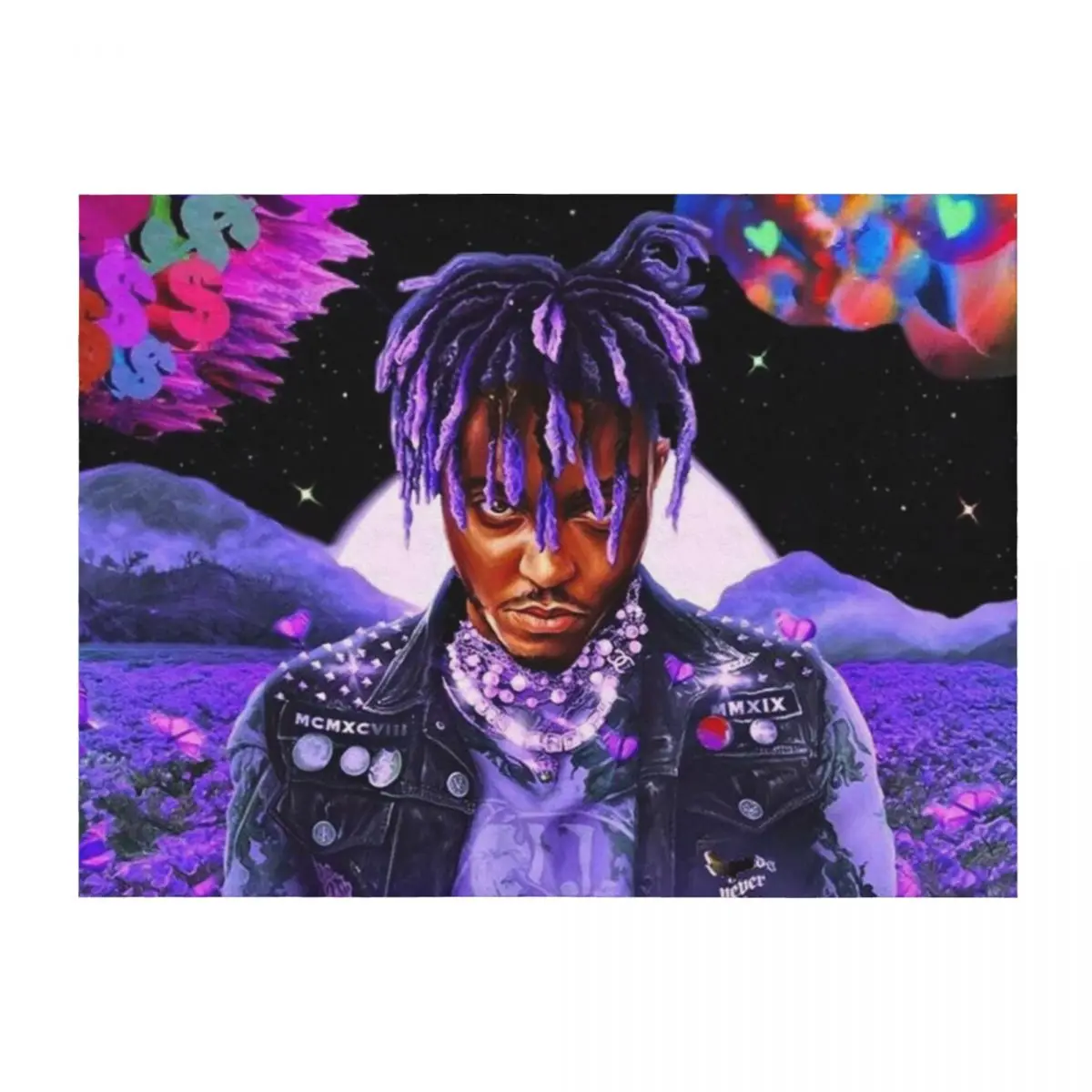 

Legends Never Die - Aesthetic Throw Blanket Single Retros Luxury Brand Blankets