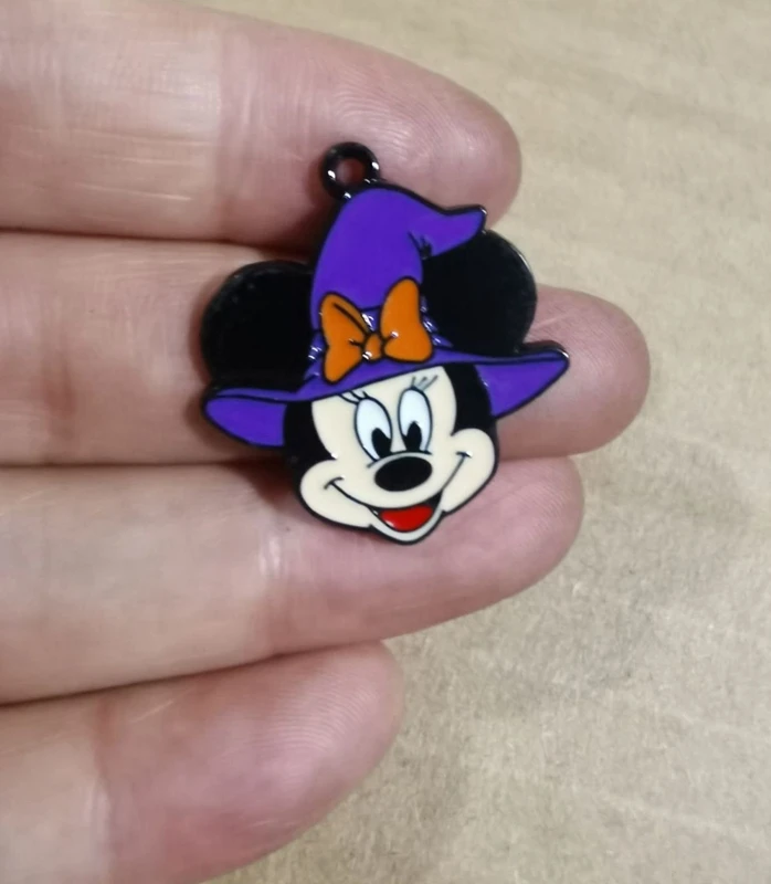 دلايات صغيرة للهالوين من ديزني ، دلايات ، صناعة مجوهرات ، أقراط ، دلايات ، قلادات ، أساور ، إكسسوارات تصنعها بنفسك ، 10 * #1