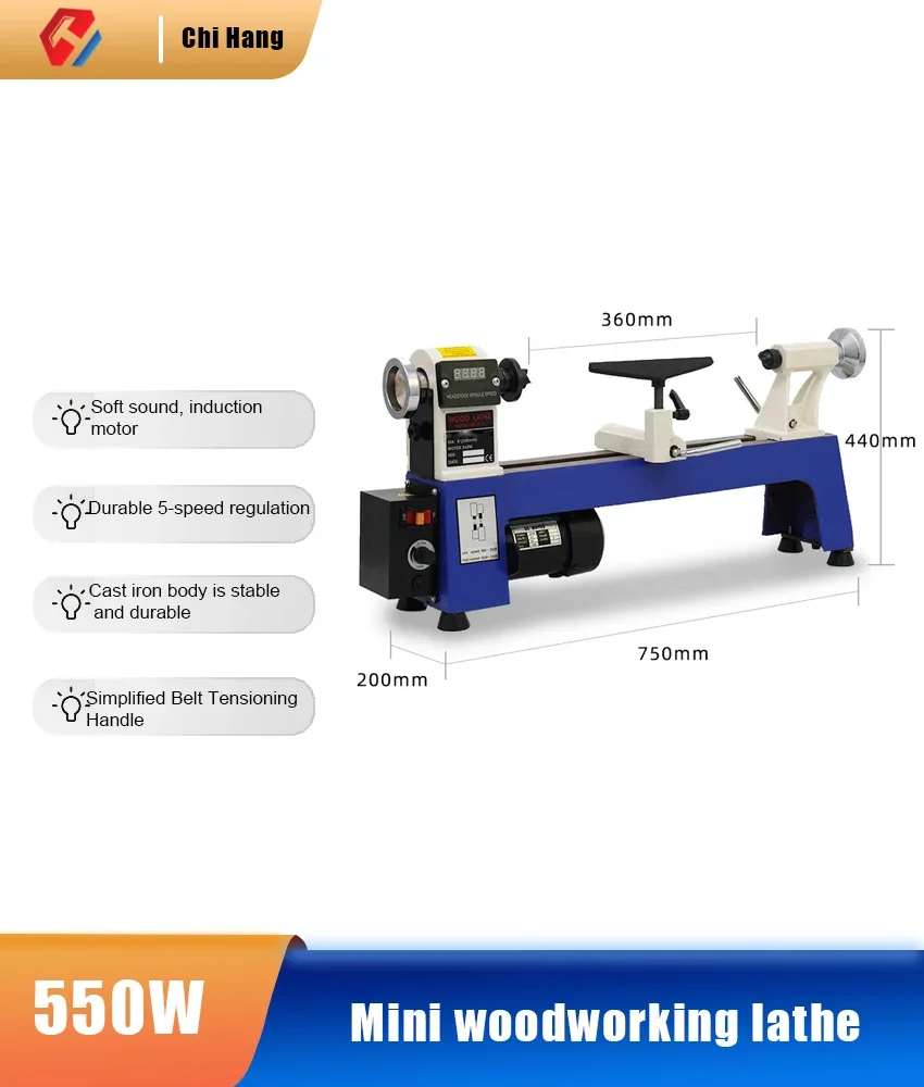 Multifunctional Micro Mini Machinery Small Household Lathe Multifunctional Buddha Bead Machine Woodworking Machine Tool 220v