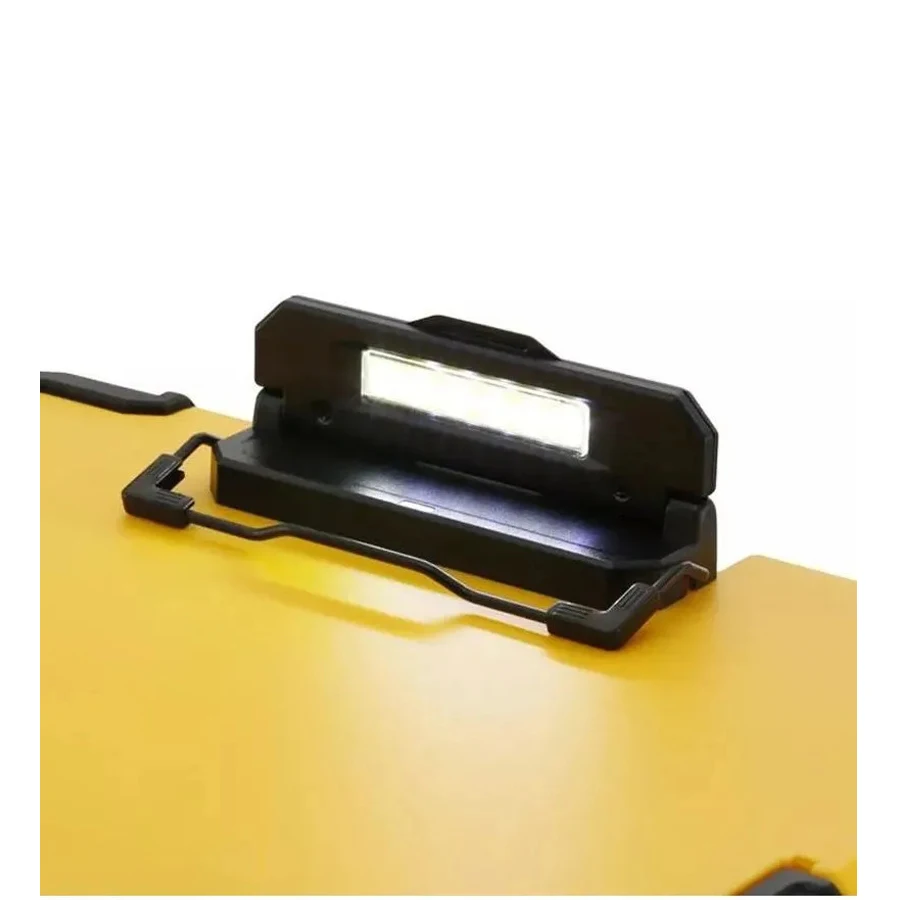 DEWALT TSTAK Clipboard Organiser with LED Light Stacking System Folder 41.5x28.5x35mm DWST82732-1