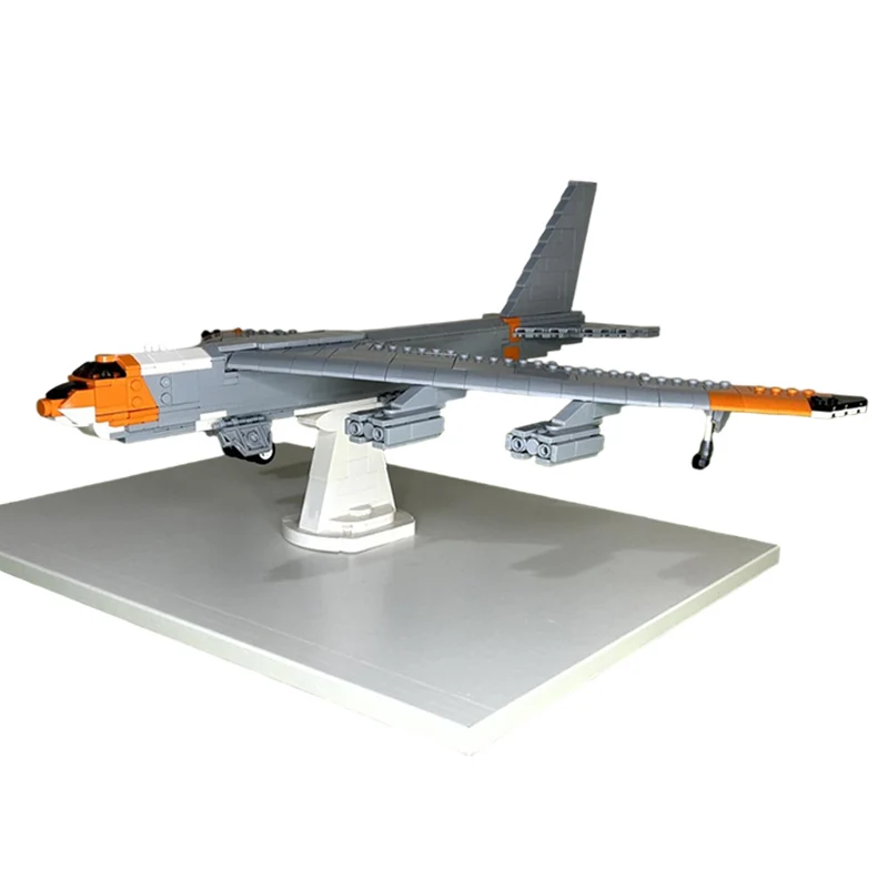 NB-52s V3 Military Bomber Model MOC Building Bricks War Equipment Style Modular Technology Gifts Holiday Assemble Toys Suit