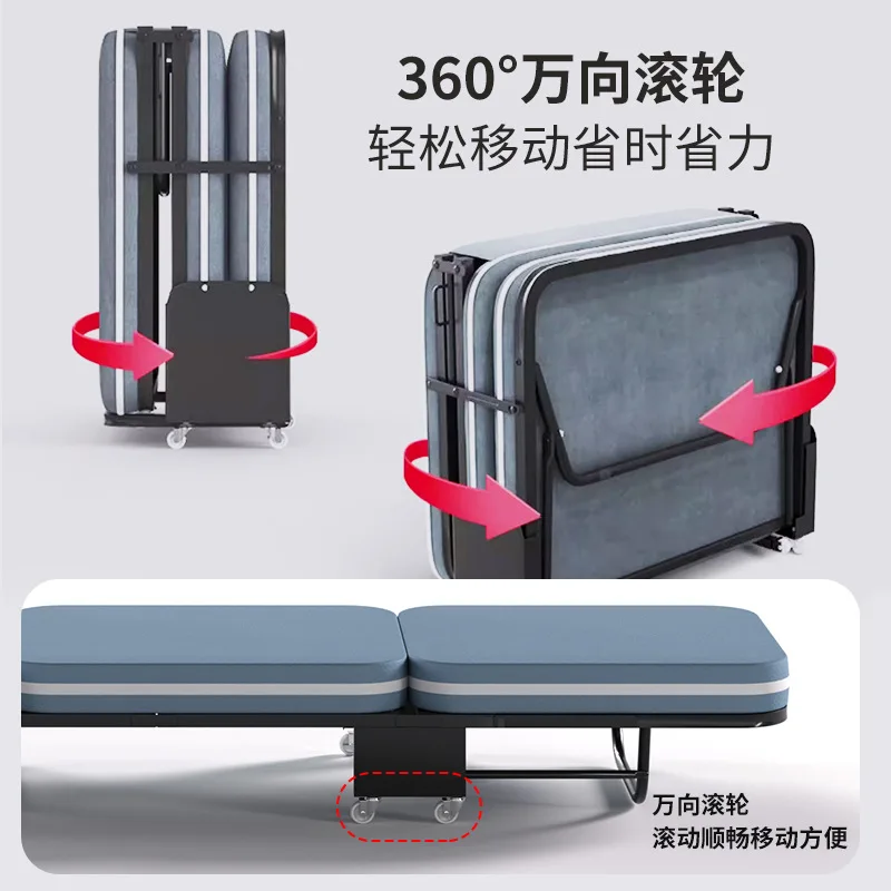 Three-fold Office lunch break Rollaway Single plank sponge Simple sofa Adult nap Hotel extra bed