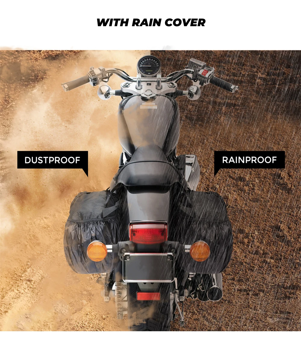 KEMIMOTO Motorrad-Satteltasche, wasserdichte Seitentaschen für BMW R1200GS R1250GS ADV, für Triumph Tiger 900, für Honda X-ADV Twin Africa – Detail 11
