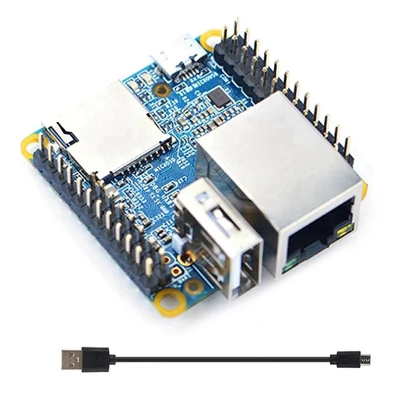 For Nanopi NEO V1.4 512MB RAM Allwinger H3 Quad Core Openwrt/LEDE/Ubuntu/Armbian Development Board With Micro-USB Cable Kits