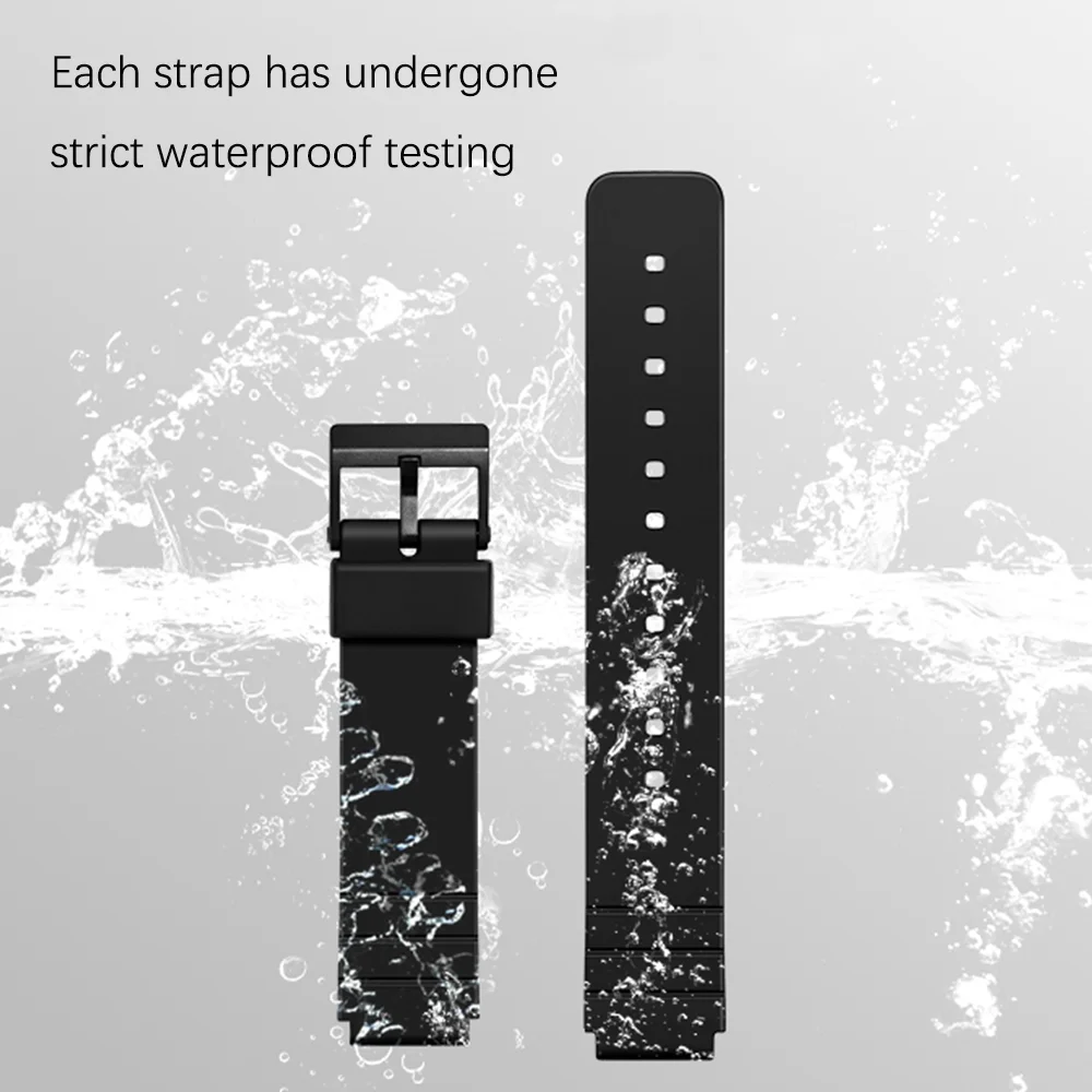 

Adapt To FOR Casio Modification Of Watch Strap With Small Black Transparent Strap Replacement Of Resin Rubber Accessories