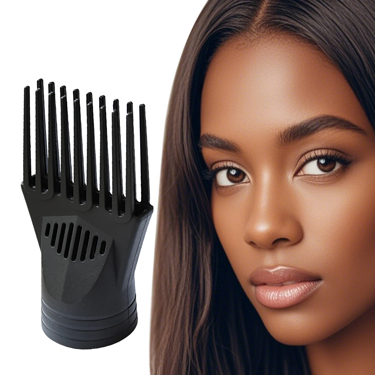 

Парикмахерская насадка для фена с расческой зубцами, воздушный фен, диффузор, насадка для завивки ветра, инструменты для укладки салона, аксессуары