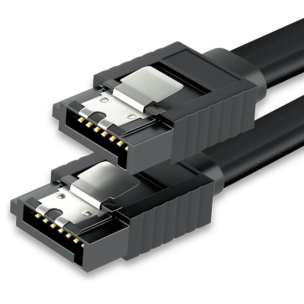 Jeyi sata iii kabel 6gbps 39cm gerade biegung hdd sdd datenkabel mit verriegelung verriegelung für sata hdd ssd cd drive writer desktop pc