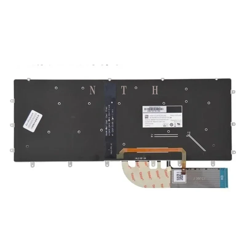 Nuevo Teclado NTH 0GDT9F GDT9F para Portátiles Dell XPS15 9550 9560 9570 7590 Precision 5510 5520 5530 5540 INS15 7558 7568 con Retroiluminación