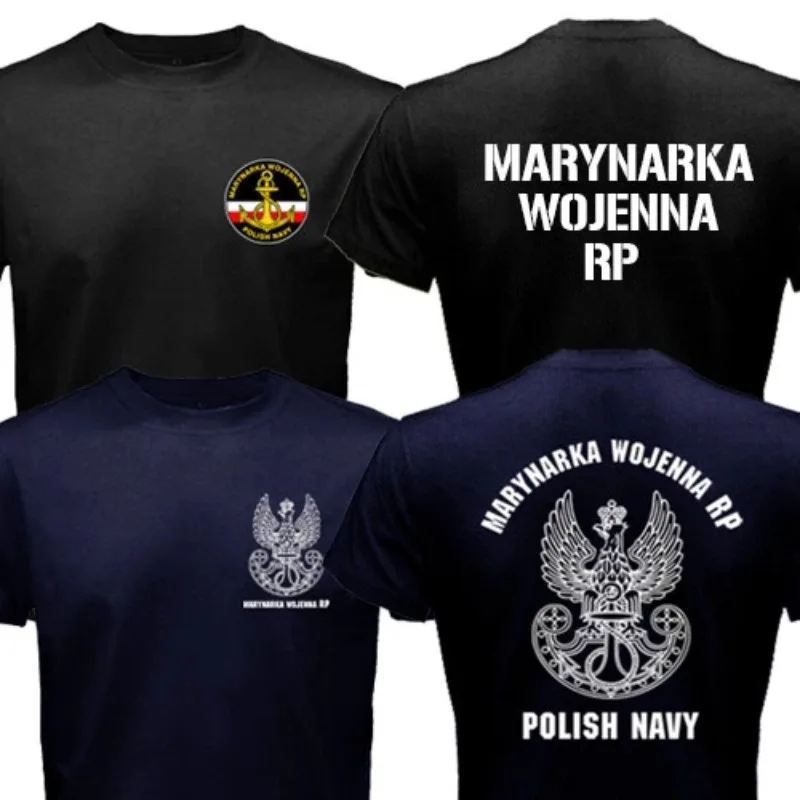 

Trend 25 Summer New Polish Sea J Special Operations Forces Cotton Short Sleeve T-Shirt Military Fan Graphic Tee for Men