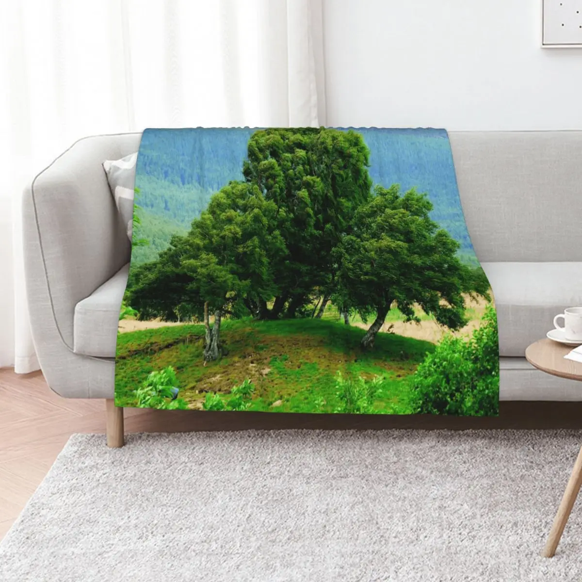 

Birch Trees Friends Forever Throw Blanket Giant Sofa Winter beds Beach Hairys Blankets