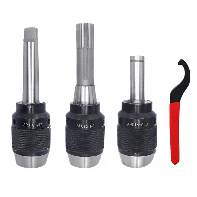 

Chuck Self-Locking Hand-Tightening Milling Machine Drill Bit Thread Tap Fast Cnc Lathe Taper Tailstock Drilling Machine