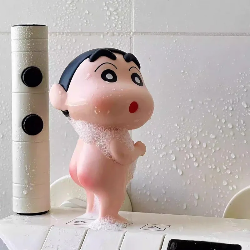 Bathing Crayon Shin Chan Cute Decoration Bathroom Washbasin Accessories Home Furnishings High End Small And Unique