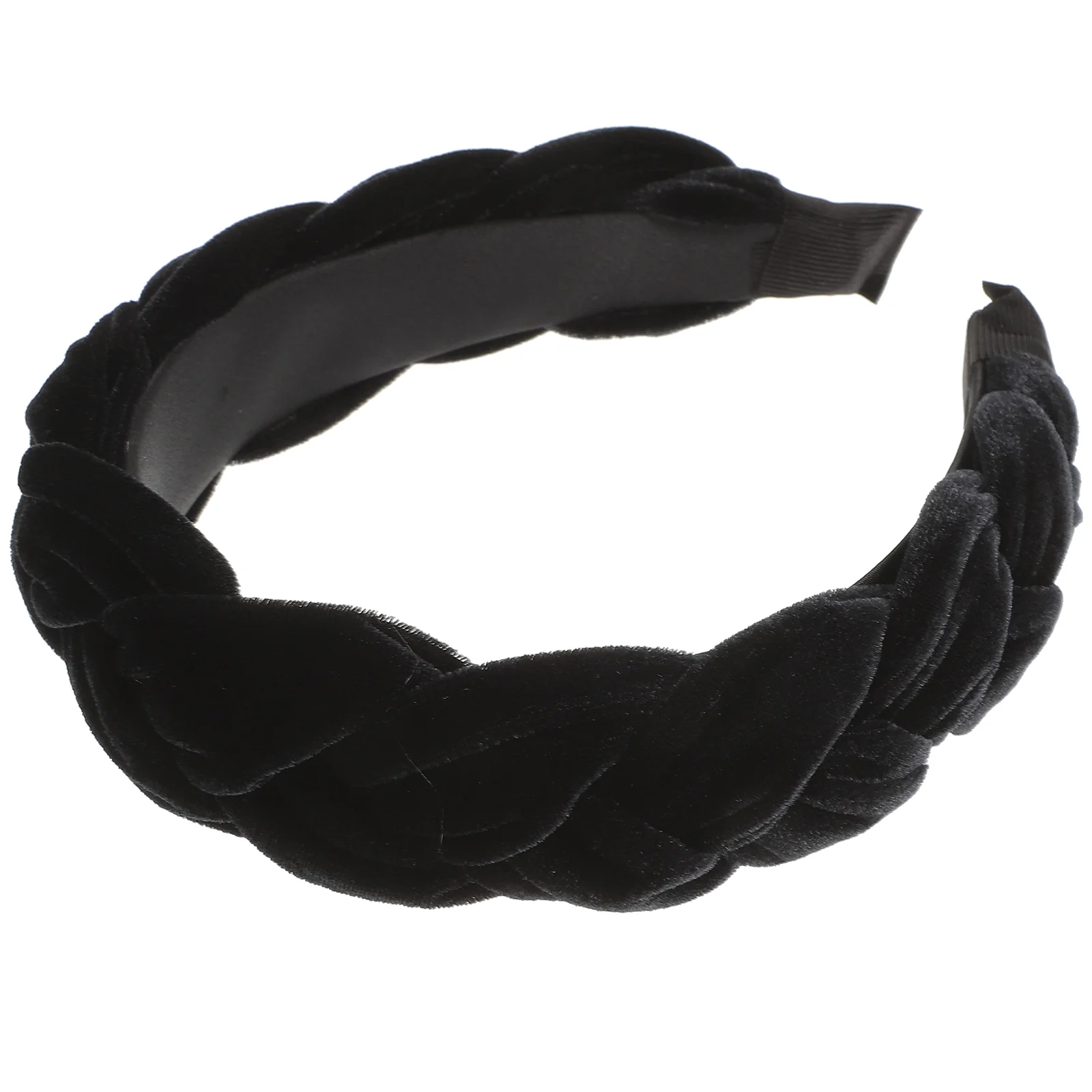 Make up Miss Hair Accessories Headbands for Women Black Accessory Girls Cross Hoop