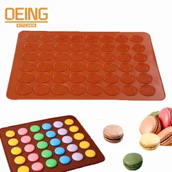 Non-Stick Silicone Macaron Macaroon Baking Pastry Mat Pastry Siliconne Baking Cake Cookie Mold and Bakery Accessories Tool
