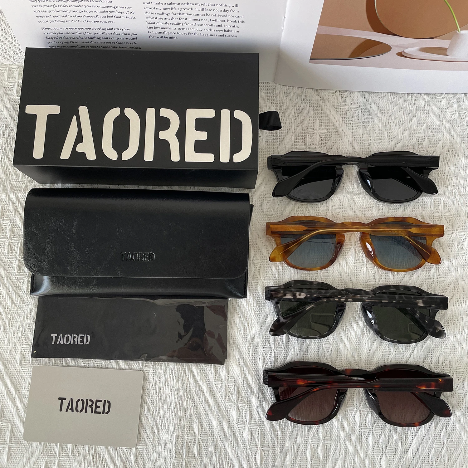 

2025 New Trendy Fashion Women's Sunglasses with Case Vintage Eyewear for Men Luxury Designer Outdoor Polarized UV400 Sunglasses
