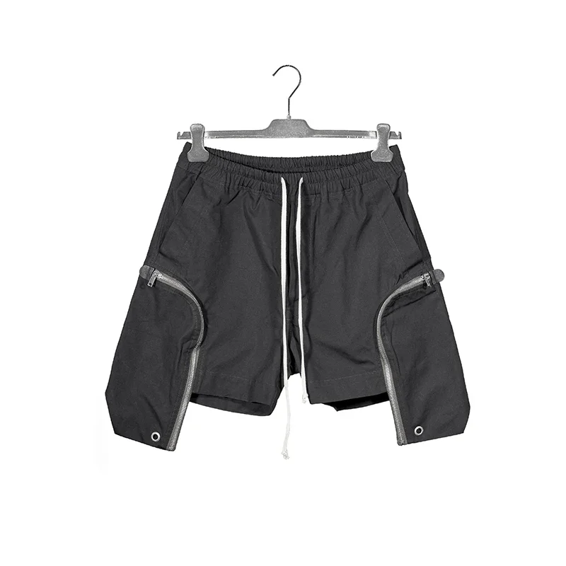 NIGO Men's Hip Hop Zipper Pocket Work Shorts Loose Fit Casual Pants Sweatpants FHDX #NGTOP11195