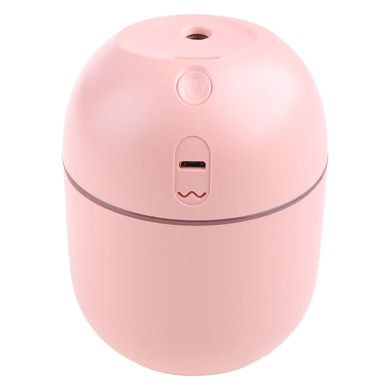 แบบพกพา220Ml Micro Electric Air Humidifier Air Diffuser USB Cool Mist Sprayer กับบรรยากาศ Night Light สำหรับรถบ้าน