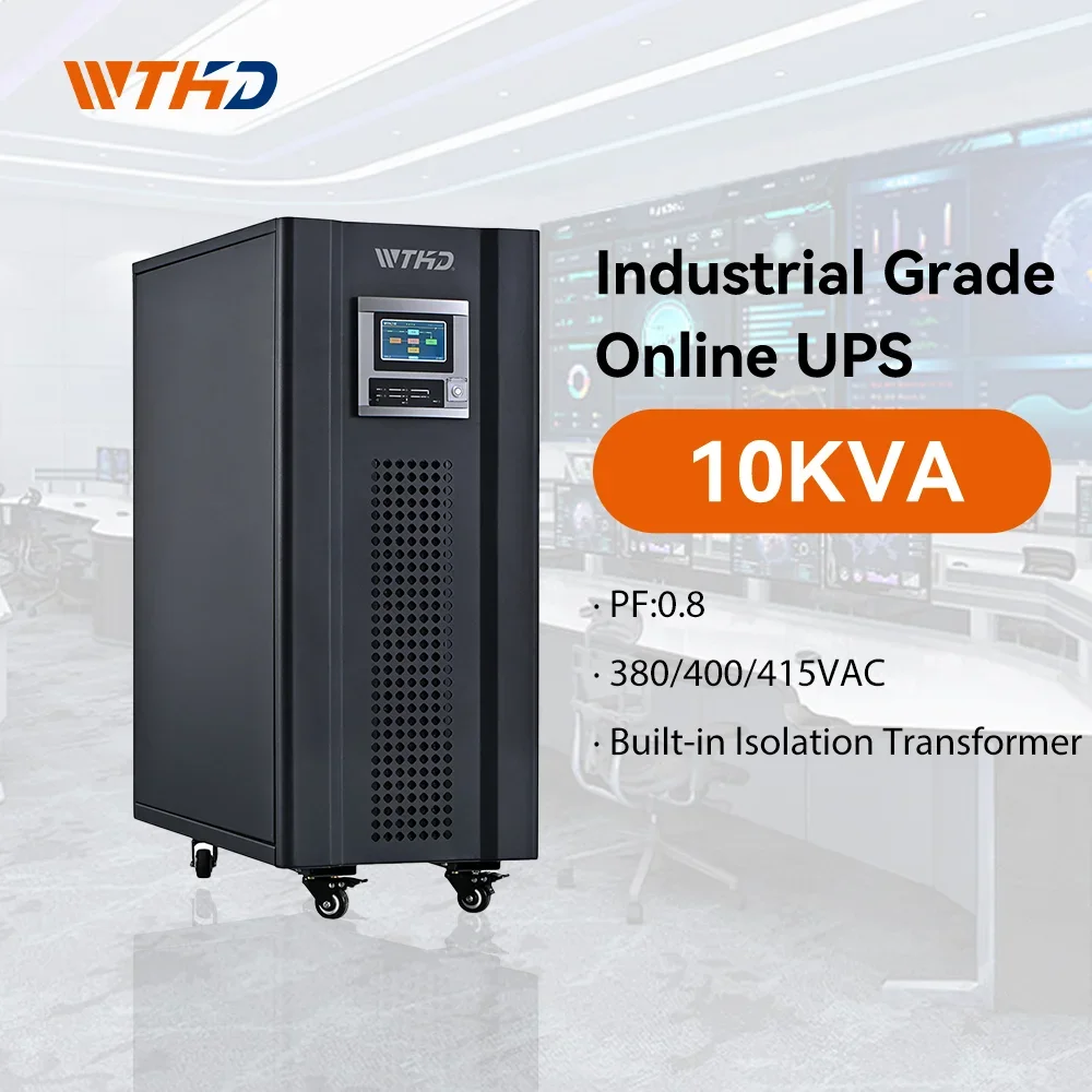 

Three Phase Online UPS 10KVA Industrial UPS 20KVA 30KVA 40KVA 60KVA Built in Isolation Transformer UPS Backup Power Supply