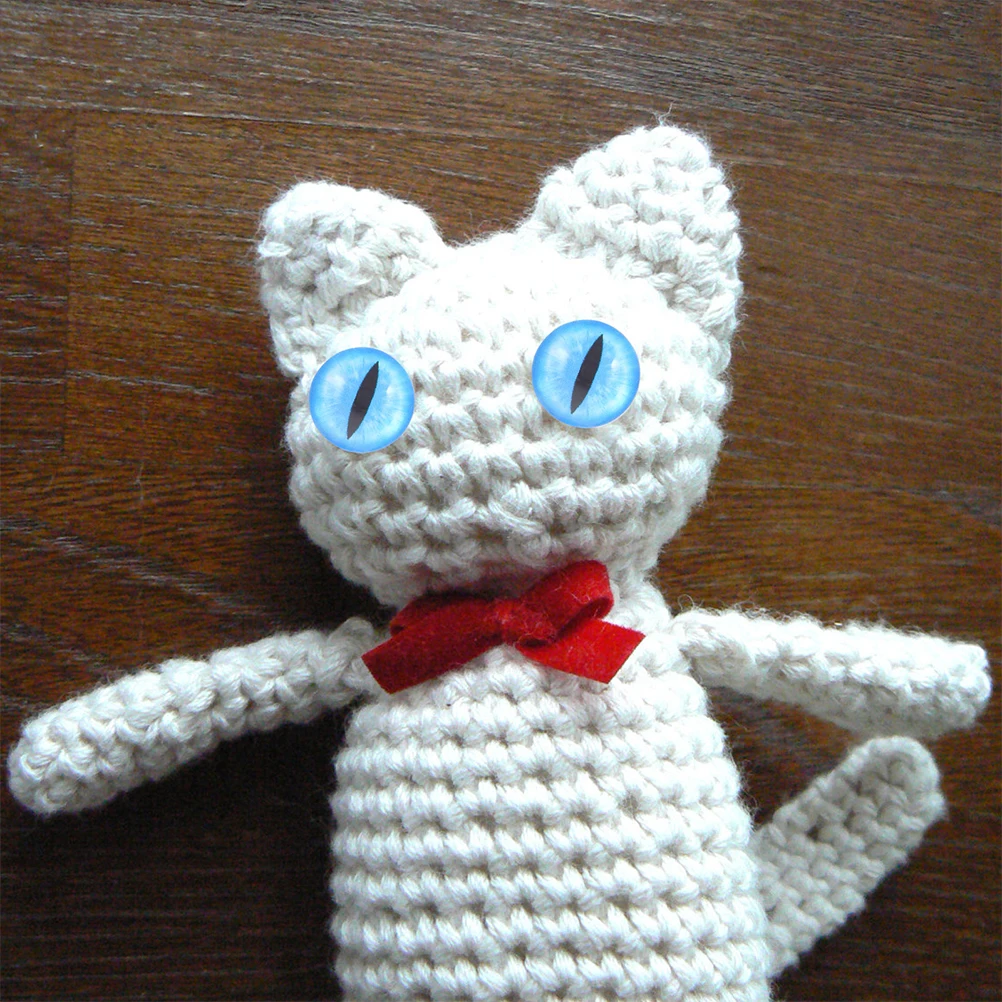 

20 Pairs Crystal Glass Eye Beads Fake Eyes Toy Realistic Eyeball Jewelry Balls for Crafts Halloween Eyeballs