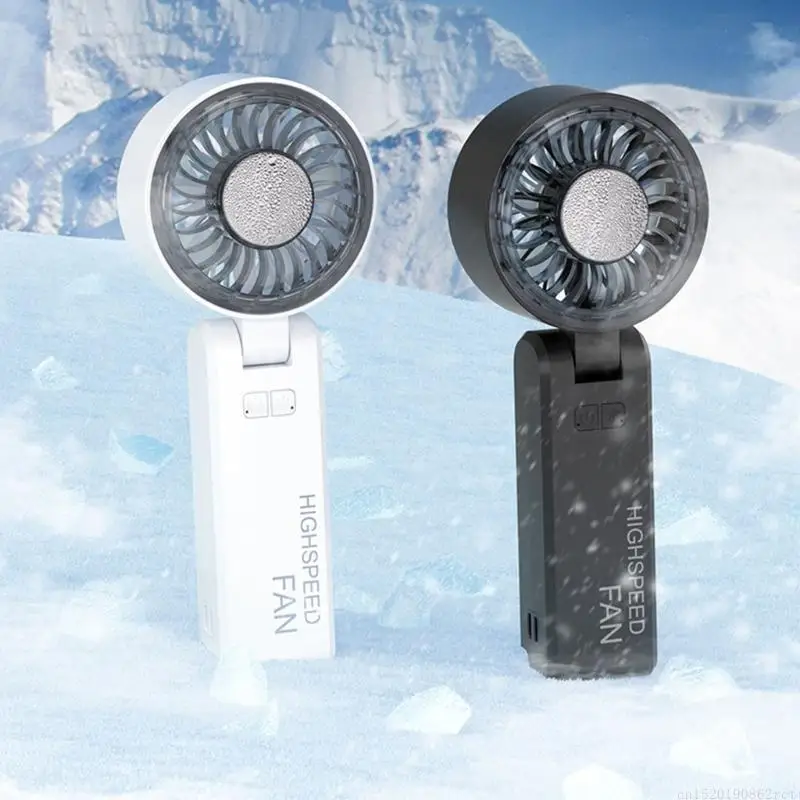 D5BB Energy Efficient Personals Fan 100 Adjustable Levels Vortexes Airflows USB Rechargeable Coolers