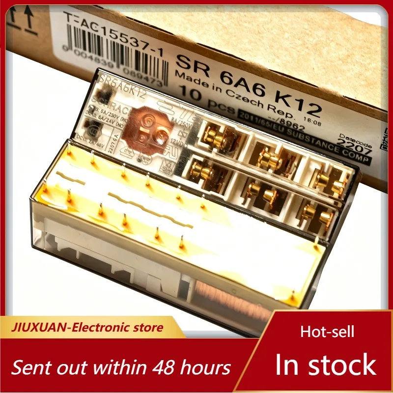 New 1pcs/lot SR6A6K12 V23050-A1012-A533 12VDC 14pins 3A3B safety relay